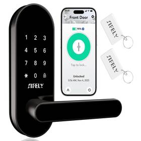 Sifely B0dgkgff5s Keyless Entry Keypad Smart Door Lock Handle Knob Digital Deadbolt For
