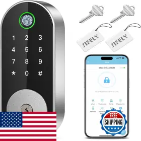 B0dn1bckkh Sifely Fingerprint Smart Deadbolt Keypad Keyless Entry Lock For Home Apartment