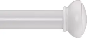 Lkcr001 Simewin White Curtain Rods For Windows 28 To 120 Inches Inch -120