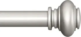 Lkcr002 Simewin Silver Curtain Rods For Windows 66 To 120 Inches 28 Inch -120