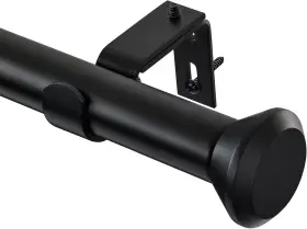 Lkcr003 Simewin Heavy Duty Curtain Rods For Windows 28 To 48 Inches Inch -48 Black