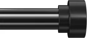 St59887-bk Simple Trending Curtain Rods For Windows 28 To 84 Inches- 32 90 Inches