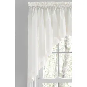 Simplicity 842249041938 Hemstitch 100% Cotton Rod Pocket Kitchen Curtains - Tier Swag Or