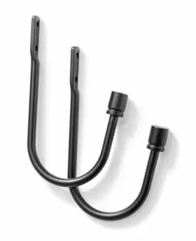 H-bc-02 Sixzoonm Curtain Holdbacks Black 2pcs Tiebacks Wall Mounted Hooks