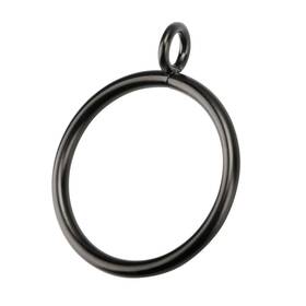 Skagit Sk-blk-32846 46 Pcs Drapery Rings With Eyelets For 0.8 1.0-inch Curtain Rod Black Curta Inch