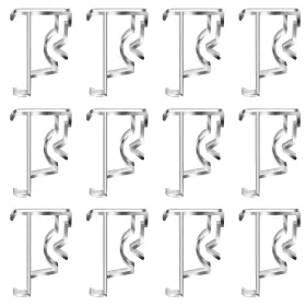 1-ruilis Sliverdew 539269 12 Pcs Valance Blind Clips Replacement Clear 2 Inch Plastic Hidden For