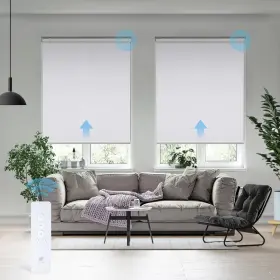 Hkwt2372 Smartwings Motorized Roller Shade Work With Homekit 100% Blackout Auto Windo
