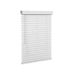 Wsfmbyc-58x60w Smonter 2 Inch Slat Faux Wood Blinds With Crown Valance- Cordless Horiz... Fast Ship