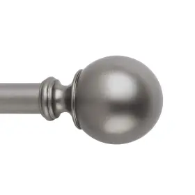 Snug Set 810010861658 Snugset Sturdy Steel Curtain Rod 3 Brackets For Additional Support 36-72