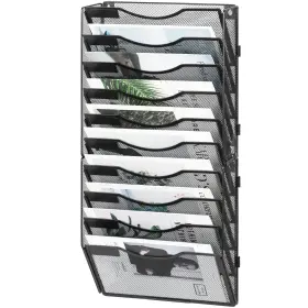 S-wfh163-166 Solinxe 10-pocket Wall File Organizer Hanging Mail Mounted Paper Docu