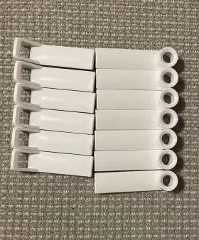 1780895c Somfy Glydea Plastic Motor Hooks # Lot Of 13