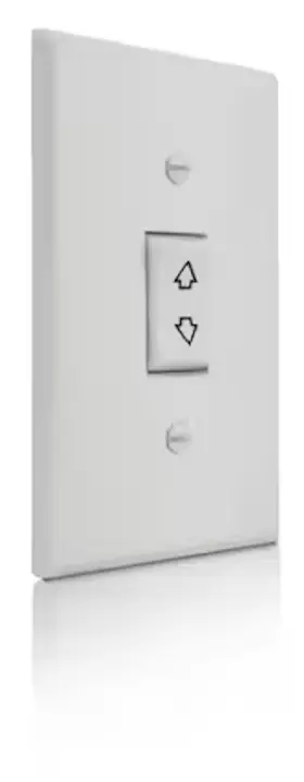 180342 Somfy Ac Maintained Rocker Switch With Face Plate White #180342