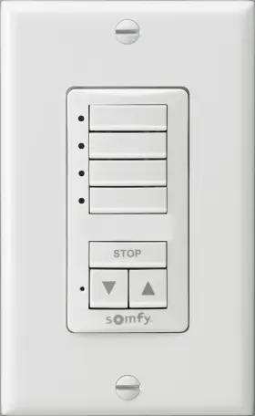 1811074 Somfy Decoflex Wirefree Rts 4 Channel Switch-white 1811074- Open Box Deals