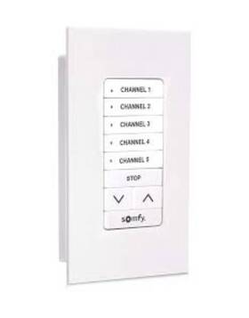 Somfy 1871025 Decoflex Wf Surface Mount 5ch Remote - New White