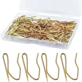 Sopito 726084707603 Metal Curtain Hooks 58pcs Drapery Hook Pins Inch Stainless Steel Pin-on