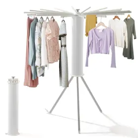 Sottoh-lyj-1c-tg Sottorich Tripod Clothes Drying Rack Garment Portable And Foldable Space Saving L