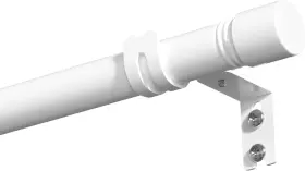 Soumns 25jycl-bs-30-78inch #chl Curtain Rods White - 30 To 78 Inch Adjustable -78