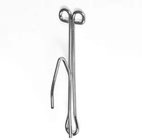 7-240-0 Springs Window Fashions Graber 3-inch Slip On Drapery Hooks With 1-inch Drop. 14 Per Bag