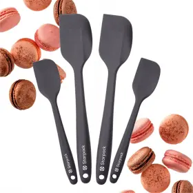 600f Starpack Home 351238001439 Scrape And Stirft Silicone Spatula Set 4 Pcs - Heat Resistant