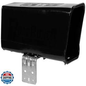 Steel City B01997bzjy Plastic Newspaper Delivery Tube Receptacle Mounting Bracket Black