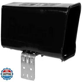 B01997bzjy Steel City Plastic Newspaper Delivery Tube Receptacle Mounting Bracket Black