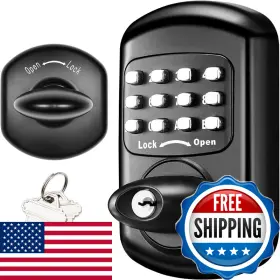 B0b8rdzcw9 Steinbr Cke Keyless Entry Keypad Deadbolt - Digital Mechanical Door Lock Power