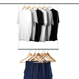 Storageideas 975964932022 Hanging Closet Rod 17-29in Adjustable Width And Up To 37in Height
