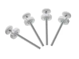 Po-spro2 Strendier 4pcs Universal Baby Gate Threaded Spindle Rod M8 8mm Replacement Bolt Part