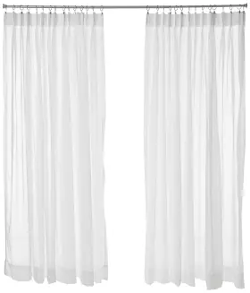 Stylemaster 090682349979 Splendor Pinch Pleated Drapes Pair 2 Of 60 Inch By 84 White