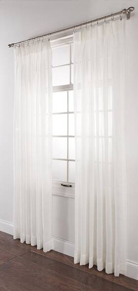 Stylemaster Spl-whit7284 Splendor Pinch Pleated Drapes Pair 2 Of 36 Inch By 84 White