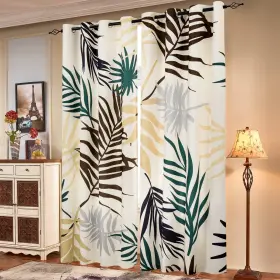 Vcsbtlpcl02 Subrtex Light Flitering Curtains 52wx84l Room Darkening Vibrant Floral Drape