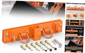 Pl0135 Sulythw Tractor Bucket Hooks 1/4 Inch G70 Grade Steel Bolt On Grab With 2 Receiver