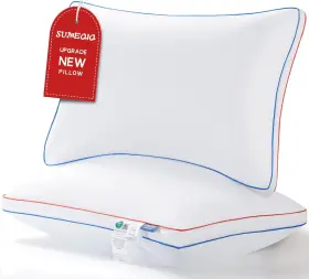 2n-or1k-5t7m Sumeqiq Pillows Queen Size Set Of 2 Fluffy Bed For Sleeping