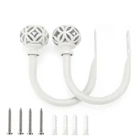 Ulsmc00733 Sumnacon 2pcs Aluminum Alloy Curtain Holdbacks - Wall Mounted Drapery Tieback