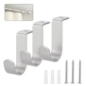 Ulsmc01071 Sumnacon Curtain Rod Hanging Bracket 3pcs Brackets Ceiling Mount