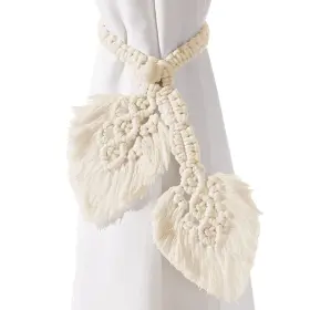 Sy-holdbacks-2 Sunkaioo 2 Pack Boho Curtain Tiebacks Hand Knitting Cotton Holdbacks With Adjustable
