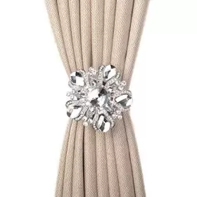 Suq I Ome 414831162639 Luxury Crystal Magnetic Curtain Tieback And Holdback Flower Cl