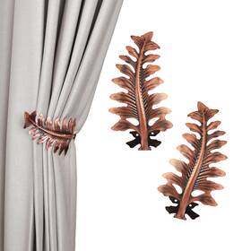 Suq I Ome 414892336383 1 Pair European Big Leaf Curtain Tiebacks Window Holdback Novelty Fashion Cur