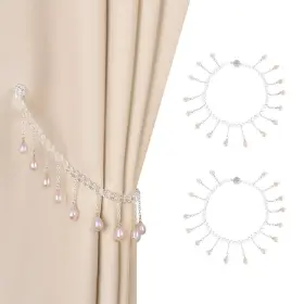 Suq I Ome 425511195267 1 Pair Of Pearl Crystal Beaded Magnetic Curtain Tieback And Holdback