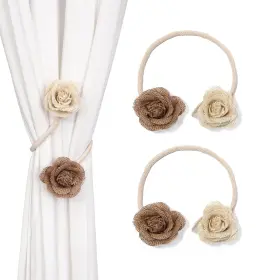 Suq I Ome 425511195304 Curtain Ropes Tiebacks 2 Pack Boho Farmhouse Holdbacks For Thin Wind