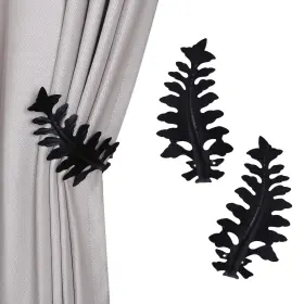 Suq I Ome 425511195328 1 Pair European Big Leaf Curtain Tiebacks Novelty Fashion H