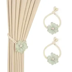 Suq I Ome 707713687213 Lotus Flower Shape Curtain Tiebacks Holdbacks Holders Curta Inch