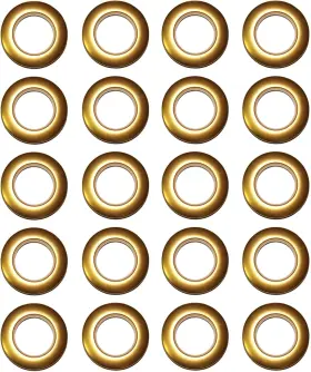 30000389 Swtool Selling Wonderful 1-9/16-inch Inner Diameter Plastic Curtain 50pcs Gold