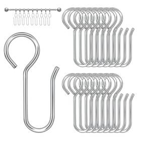 Synhhergyx 5121nnkl6622 60 Pcs S Metal Curtain Track Hooks Small Shaped For Ceiling D