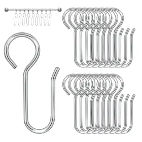 5121nnkl6622 Synhhergyx 60 Pcs S Metal Curtain Track Hooks Small Shaped For Ceiling D
