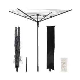 Szjoybet 081904325185 Outdoor Umbrella Clothes Drying Rack Rotary Clothesline Adjustable ... Fast Ship