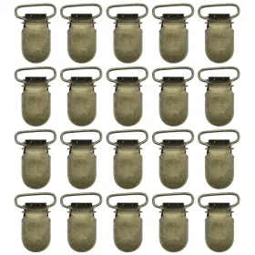 Add03110 T Tulead Bronze Suspender Clips Vintage Clip Holders Fastener Clamp