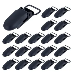 Add2001061538 T Tulead Suspender Clips Black Metal Holder Clip Fasteners Pants B
