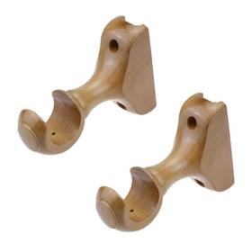 T Tulead Add2203223428 Curtain Rod Bracket Wooden Brackets Drapery Single Brack