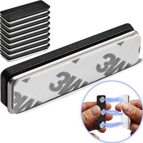 Takngjd 313032986922 Curtain Magnets Closure- 10 Pair Magnetic Clips With Adhesive For Blacko